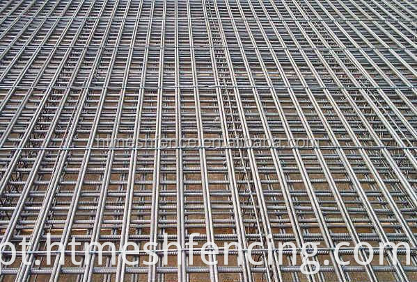Malha de arame soldada de barra de aço galvanizada 6x6 para construção de edifícios e malha de arame soldado de reforço de concreto